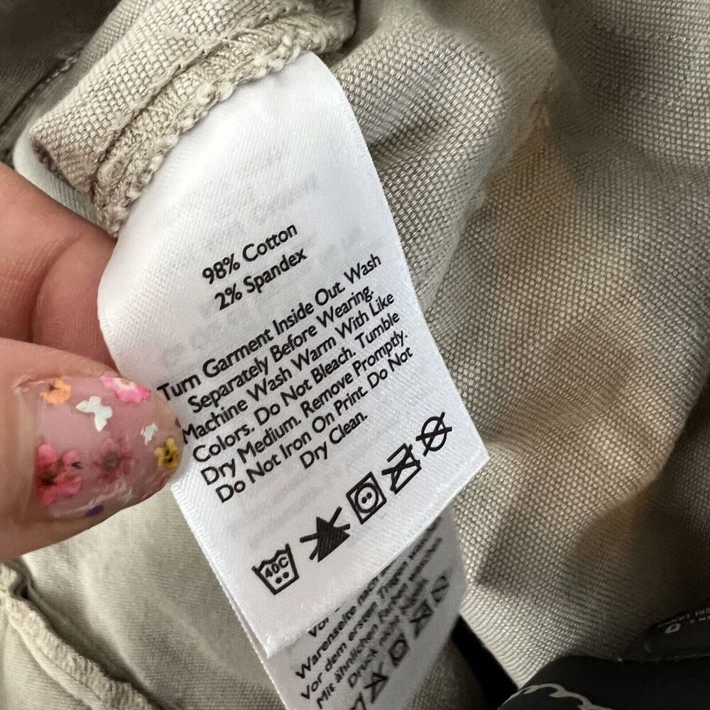 Eddie Bauer Pants Womens 0 Slightly Curvy Marina High Rise Crop Utility Wide Leg - Picture 10 of 13